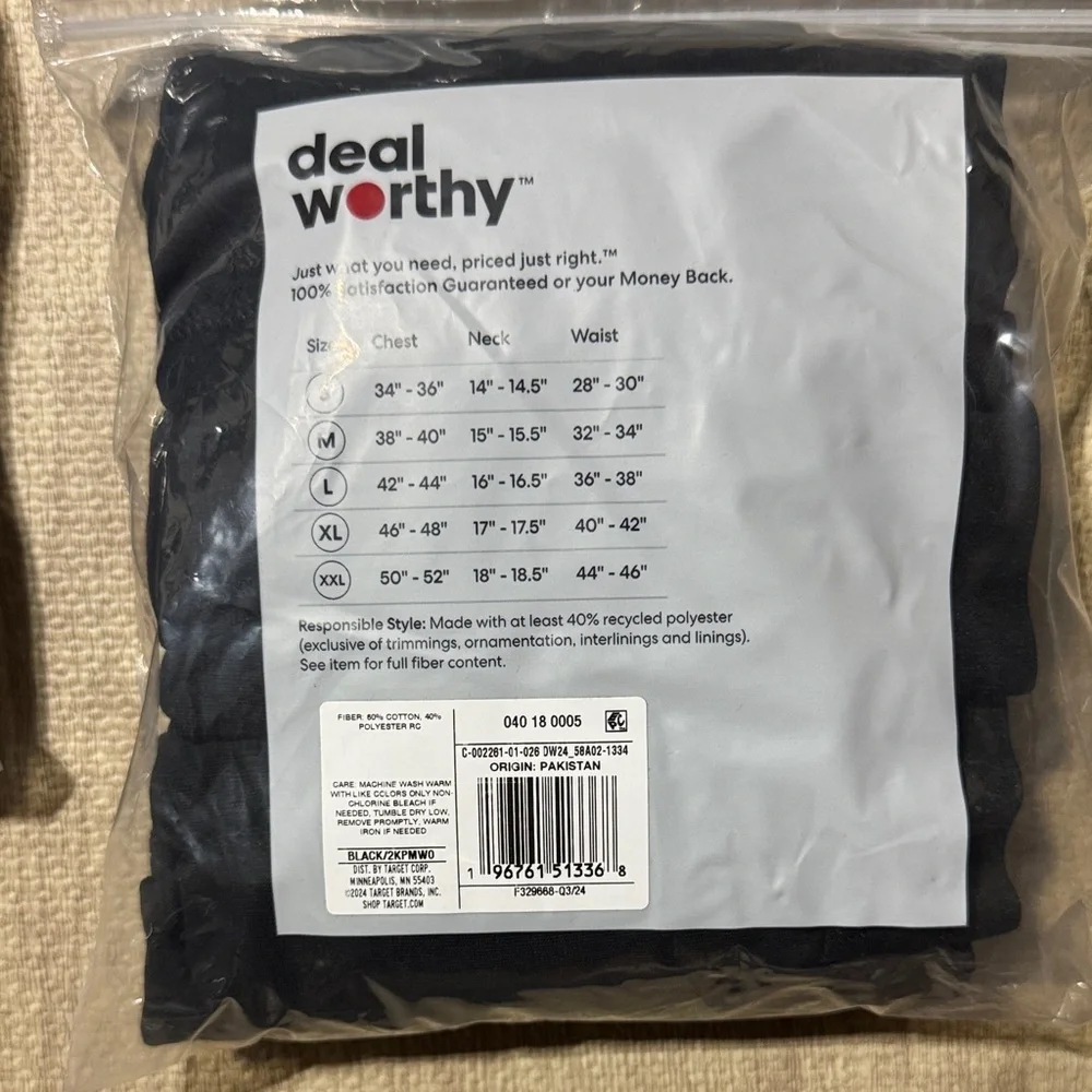 9 pairs Black Boxer Briefs 3-Pack